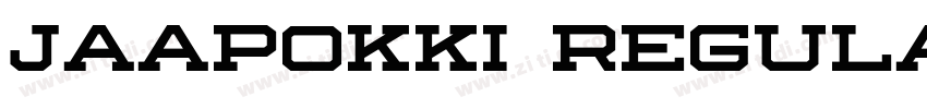 Jaapokki Regular字体转换 Jaapokki Regular字体转换